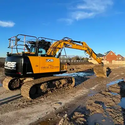 very large excavator